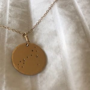 Pisces constellation necklace